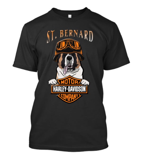 St Bernard Harley Davidson Motorcycle Company T-Shirt