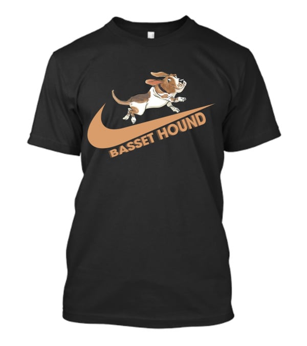 Basset Hound Nike Logo Parody Dh T-Shirt