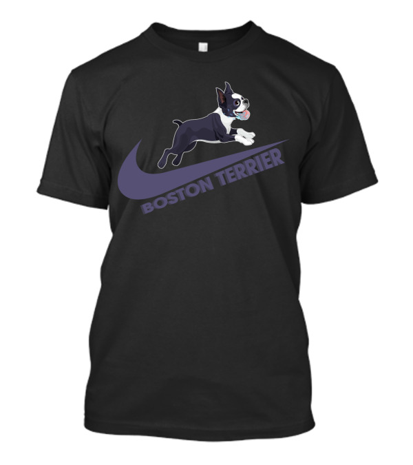 Boston Terrier Nike Logo Style Design Dh T-Shirt