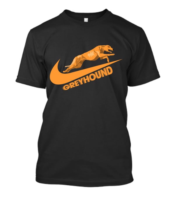 Greyhound Nike Jumping Dog T-Shirt