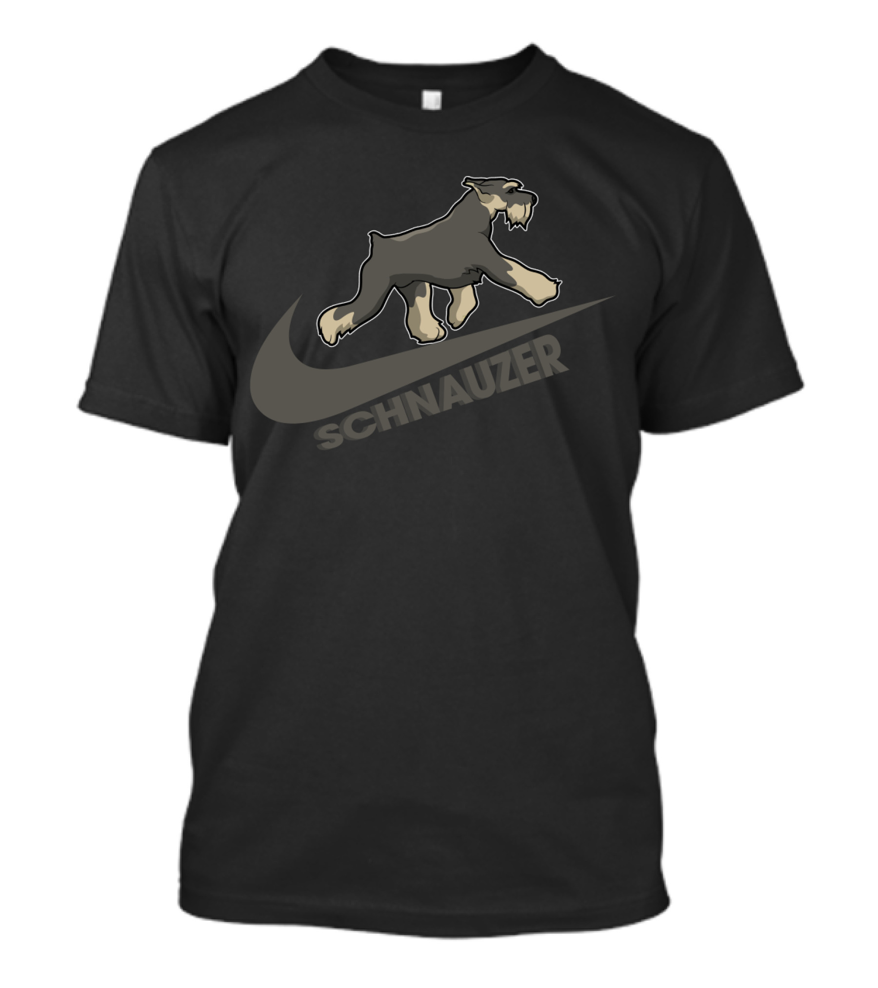 Schnauzer Nike Swoosh T-Shirt