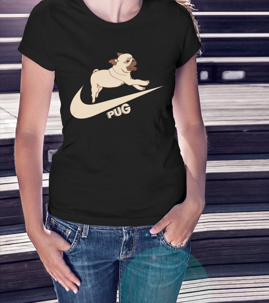 Pug Nike Logo Style T-Shirt