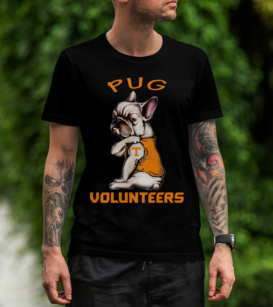Pug Volunteers T-Shirt Tennessee Theme T-Shirt