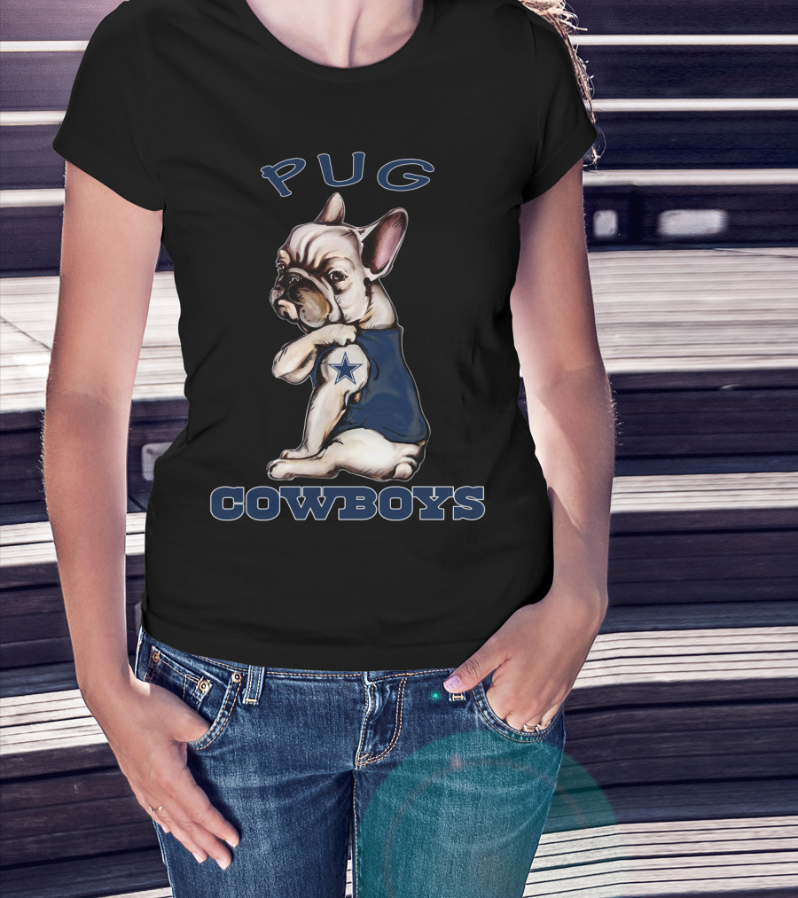 Pug Cowboys Nfldc Dh 38 T-Shirt