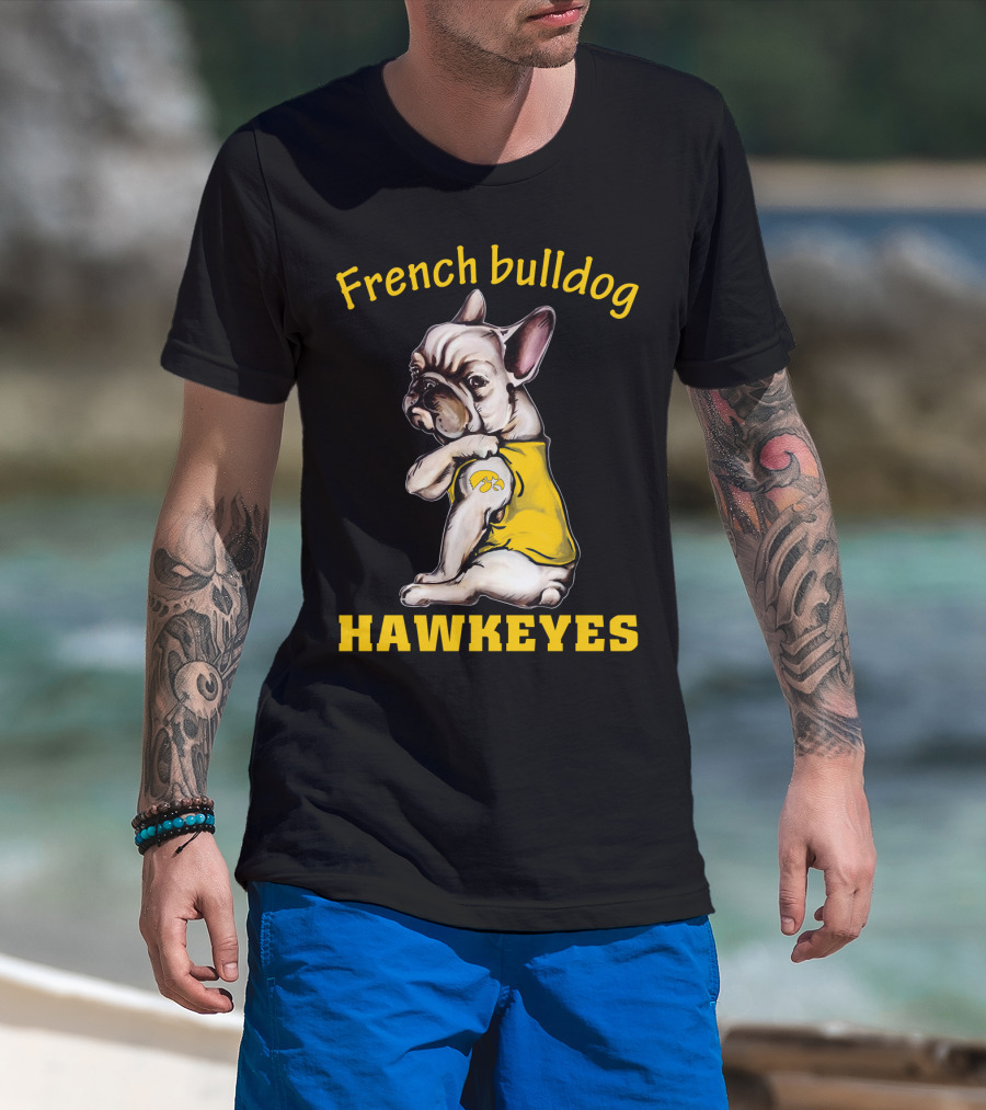 French Bulldog Hawkeyes T-Shirt