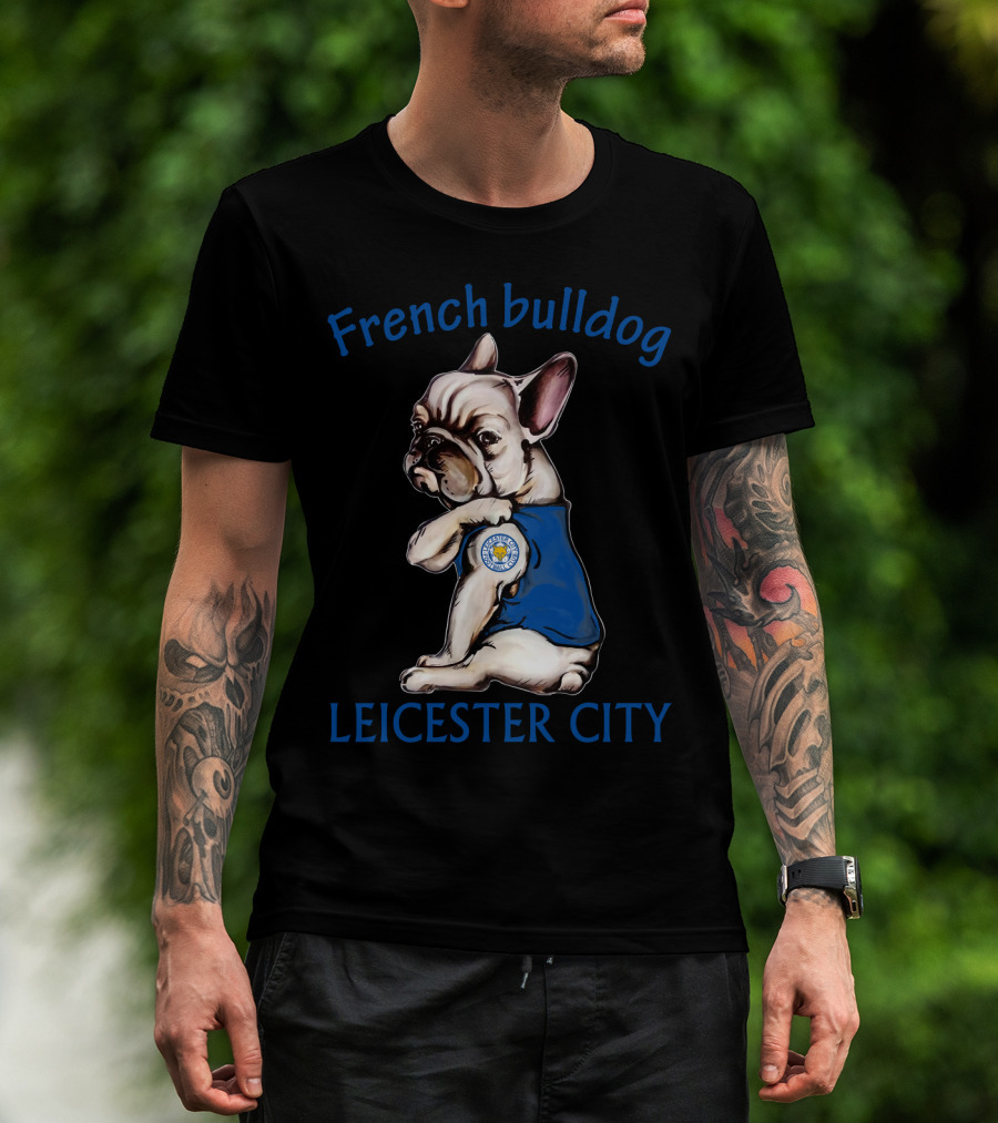 French Bulldog Leicester City T-Shirt