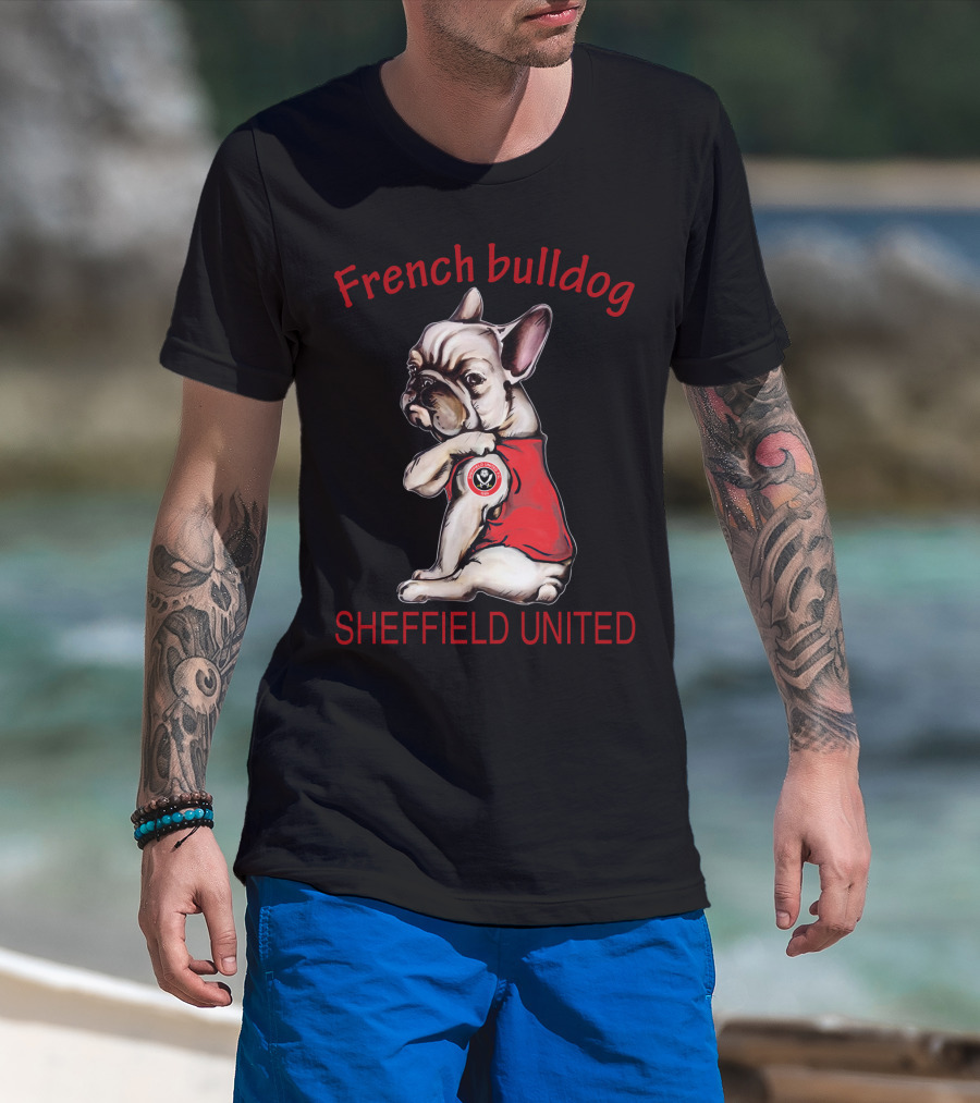 French Bulldog Sheffield United T-Shirt