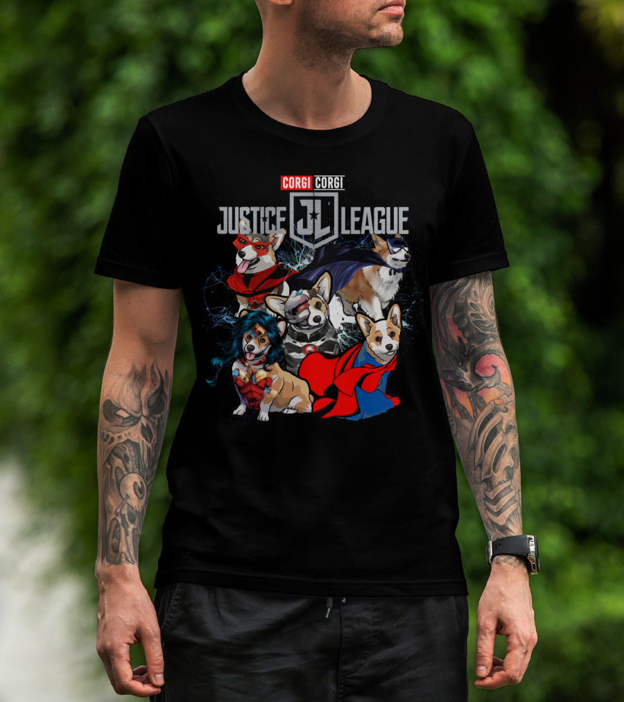 Corgi Justice League Superhero Dh 55 Jl T-Shirt