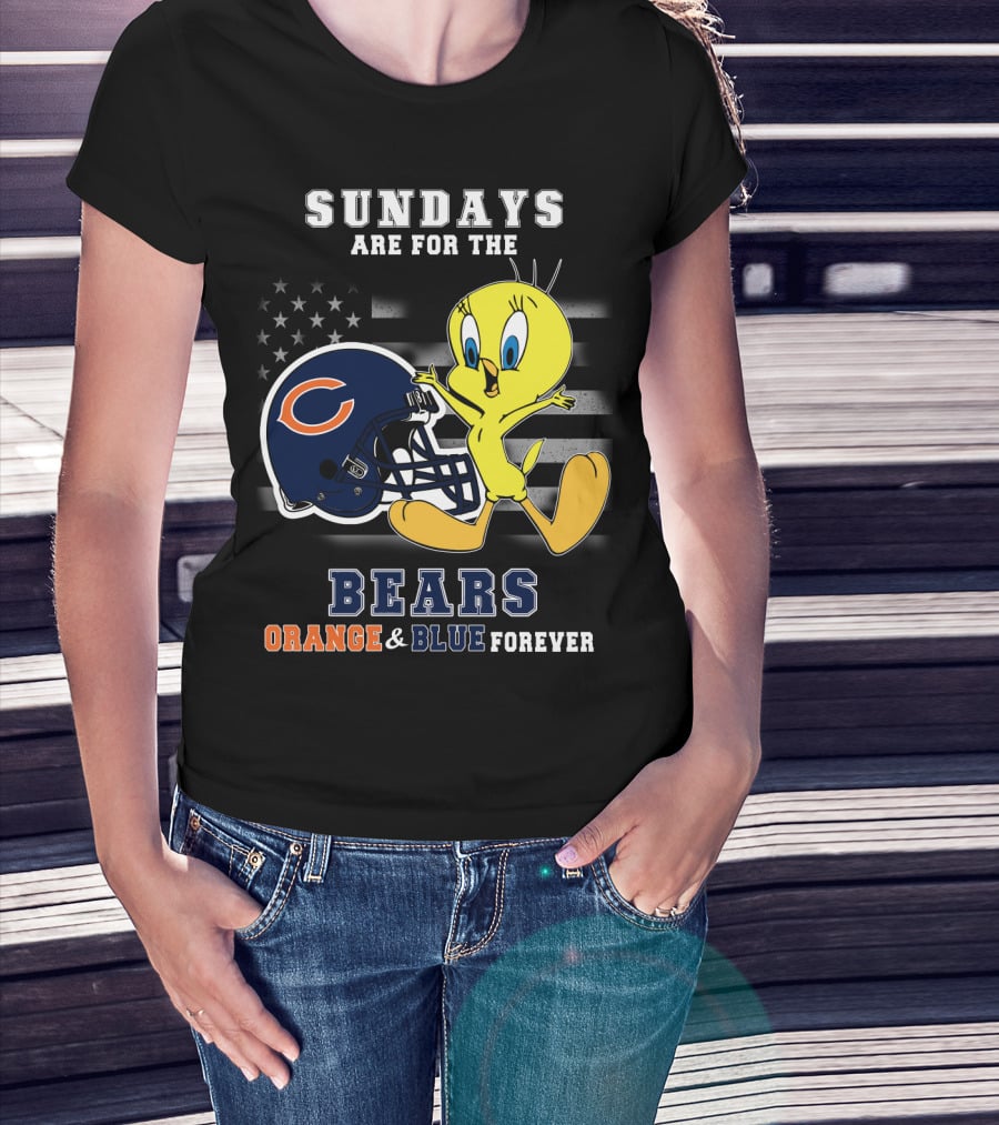 Sundays Are For The Bears Orange & Blue Forever T-Shirt