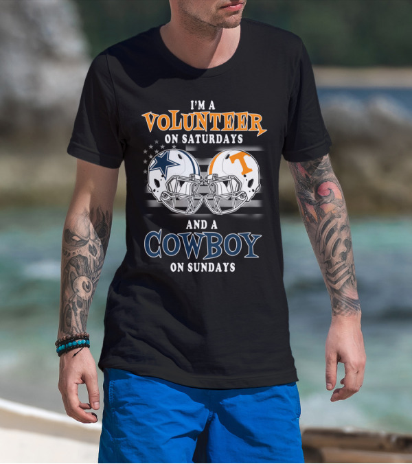 I'm A Volunteer On Saturdays And A Cowboy On Sundays T-Shirt