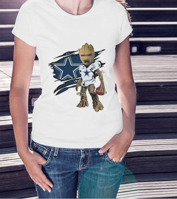 I AM Cowboys Fan's Football Character Star Team T-Shirt