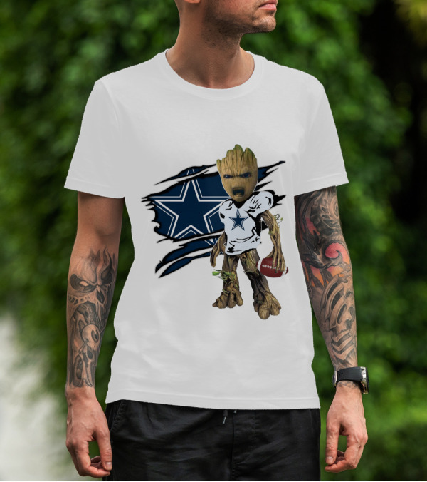 I AM Cowboys Fan's Football Character Star Team T-Shirt