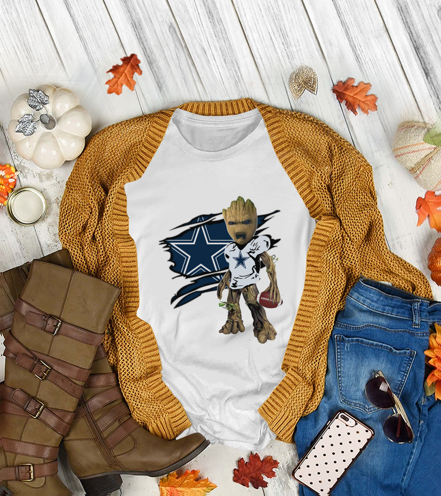 I AM Cowboys Fan's Football Character Star Team T-Shirt