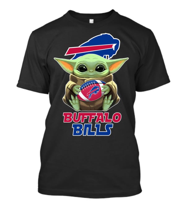 Buffalo Bills Baby Yoda Football T-Shirt