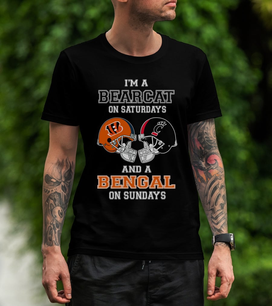 I'm A Bearcat On Saturdays And A Bengal On Sundays T-Shirt
