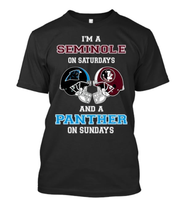 I'm A Seminole On Saturdays And A Panther On Sundays T-Shirt