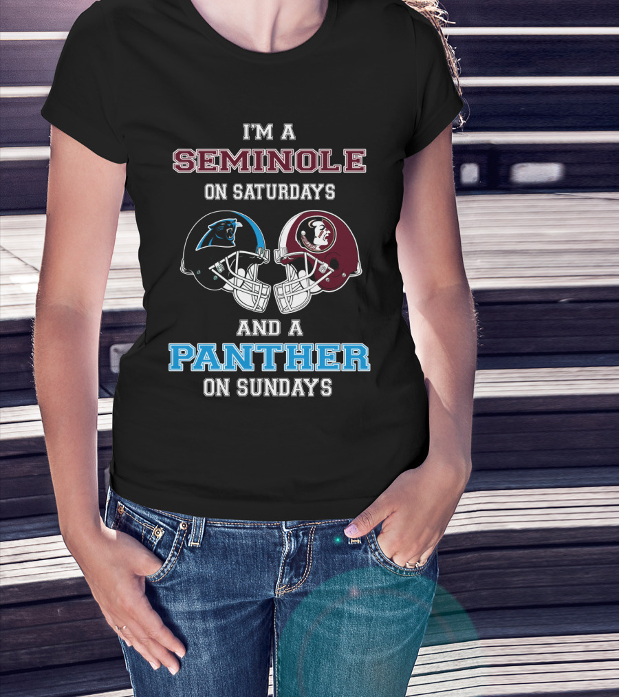 I'm A Seminole On Saturdays And A Panther On Sundays T-Shirt