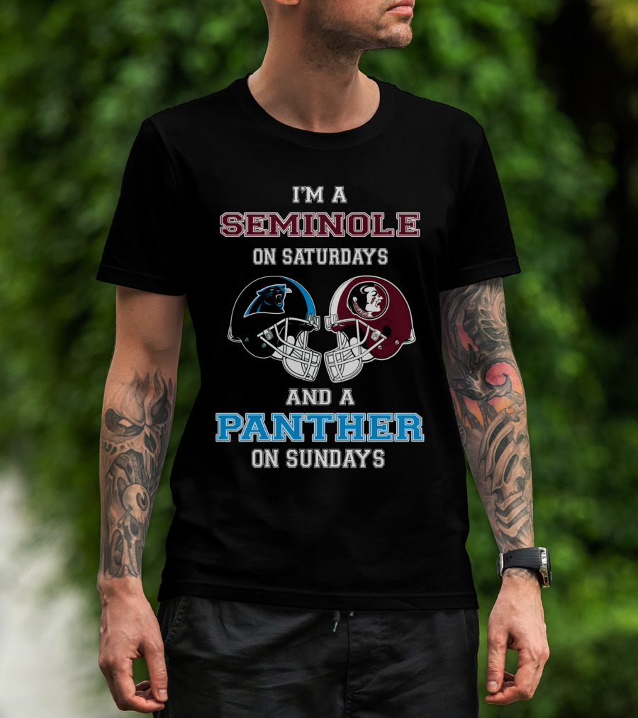I'm A Seminole On Saturdays And A Panther On Sundays T-Shirt