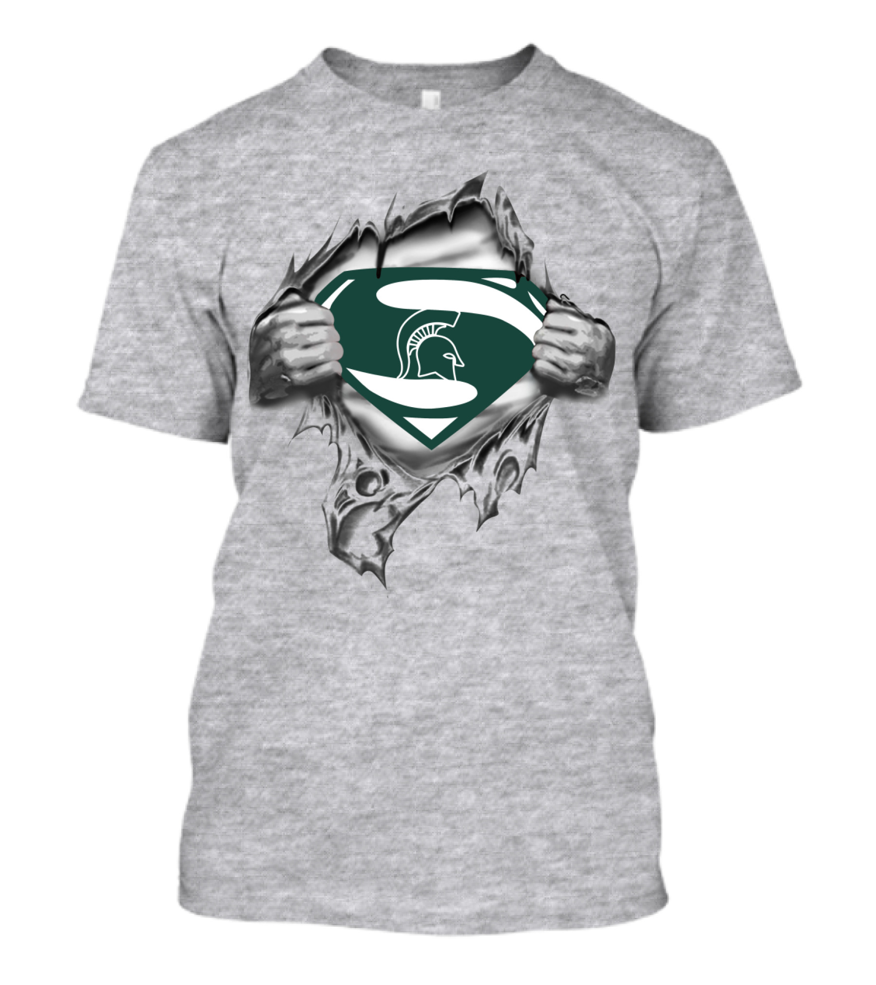 Spartans Emblem Superhero Reveal T-Shirt