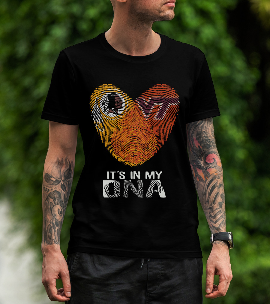 Redskins Vt It's In My Dna T-Shirt