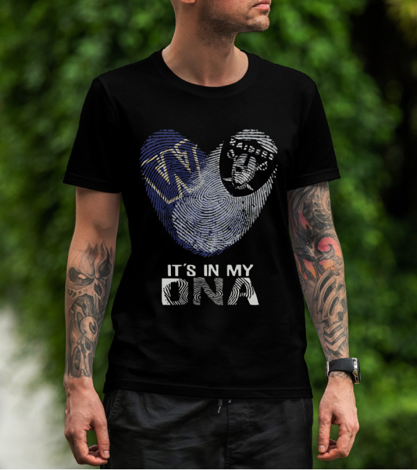 Raiders Huskies W It's In My DNA T-Shirt