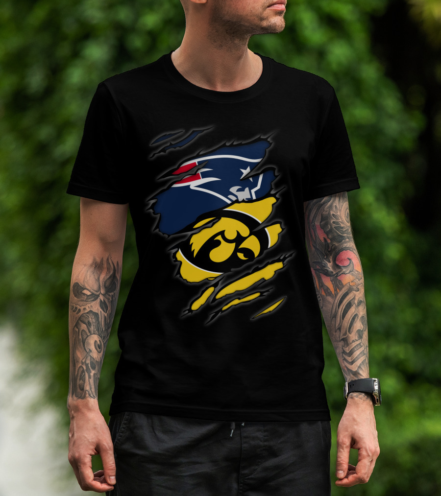 Iowa Patriots Hawkeyes Fusion T-Shirt