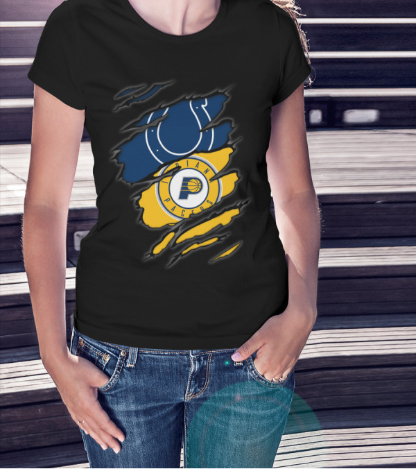 Indianapolis Colts Indiana Pacers Rip T-Shirt