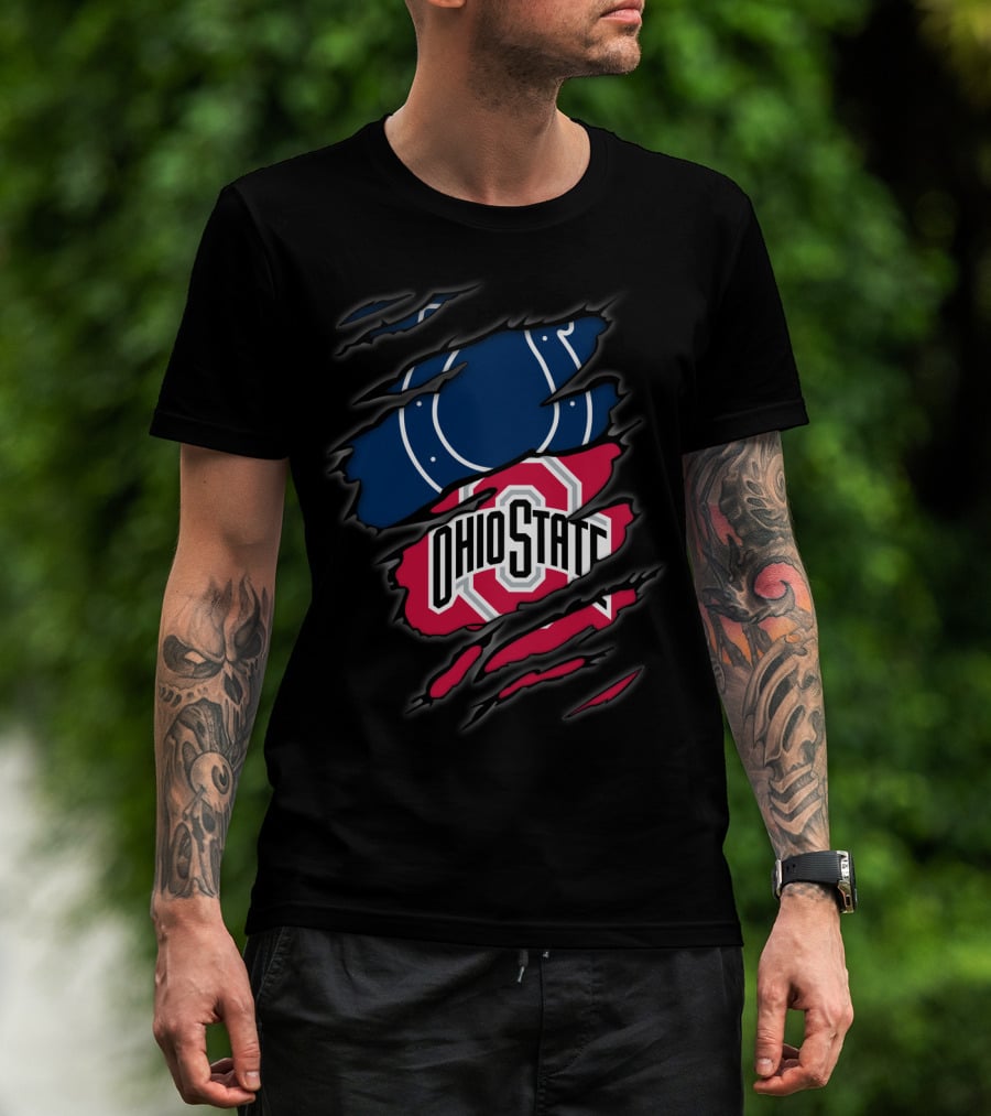 Colts Ohio State Ripped Layered T-Shirt