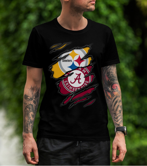 Steelers Crimson Tide Alabama T-Shirt
