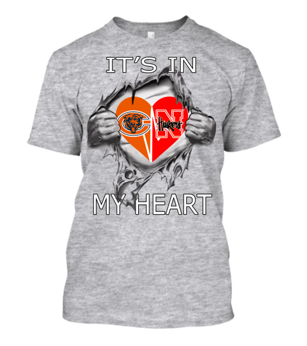 It's In My Heart Bears Huskers T-Shirt