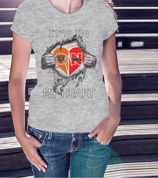 It's In My Heart Bears Huskers T-Shirt