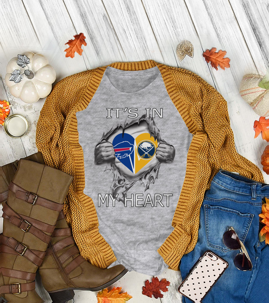 It's In My Heart Bills Sabres T-Shirt