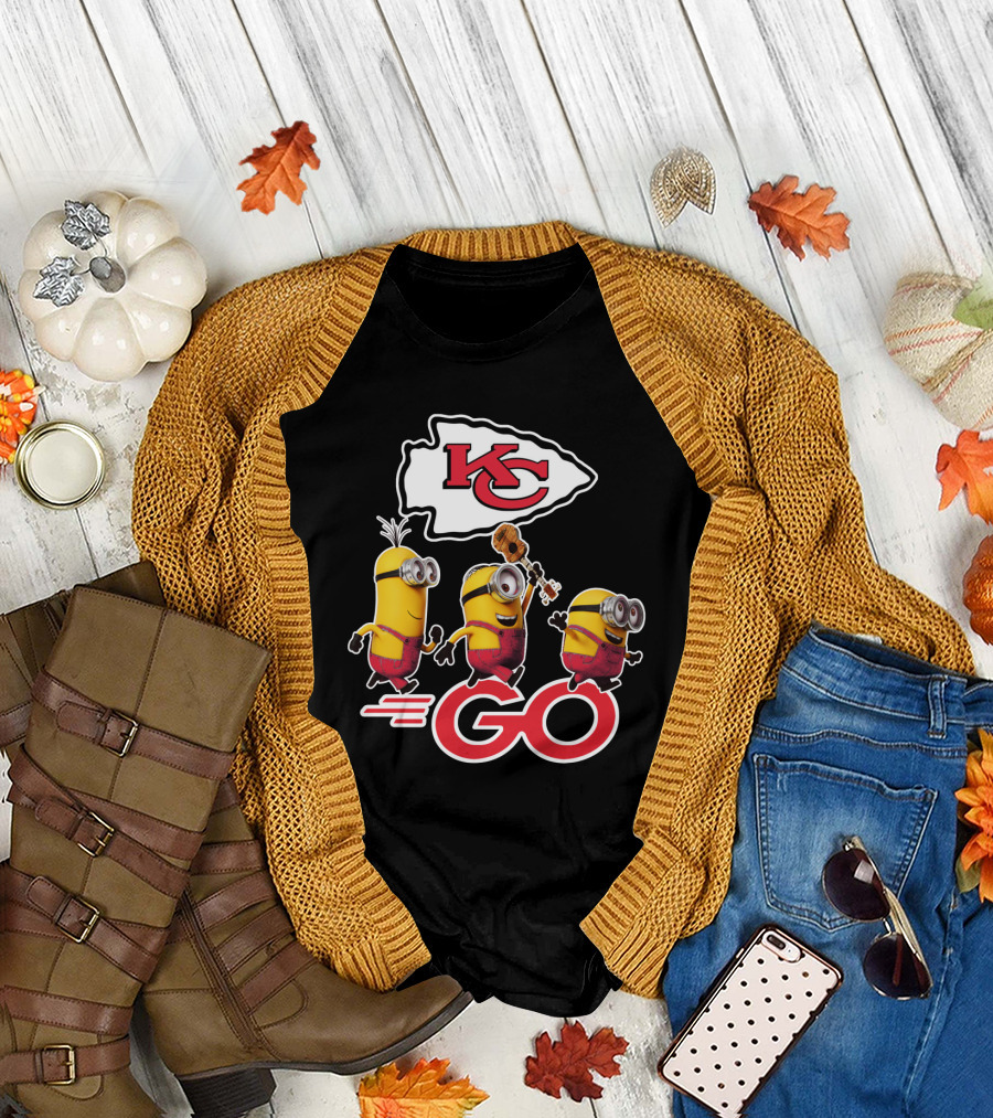 Kansas City Chiefs Minions Go T-Shirt