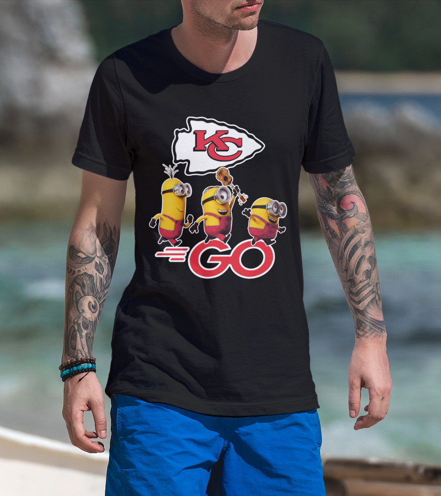 Kansas City Chiefs Minions Go T-Shirt