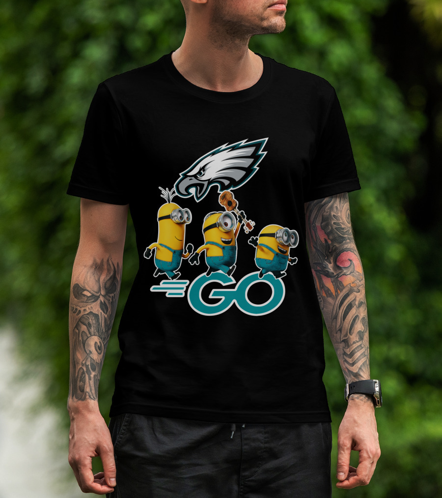 Minions Go Philadelphia Eagles T-Shirt