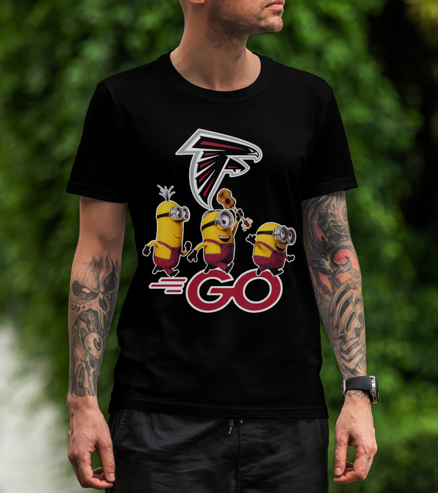Falcons Logo Minions Go T-Shirt