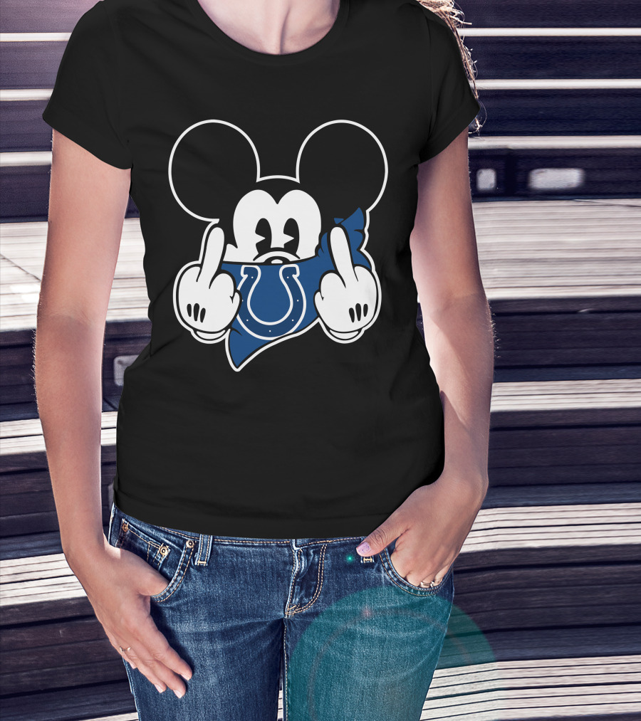 Colts Mickey Mouse Bandana Gesture T-Shirt