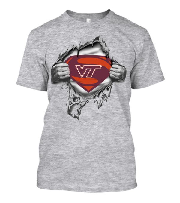 VT Superman Logo Hokies T-Shirt