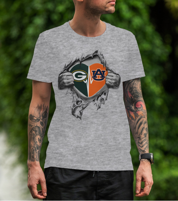 22 Front Packers Auburn Heart Packers T-Shirt