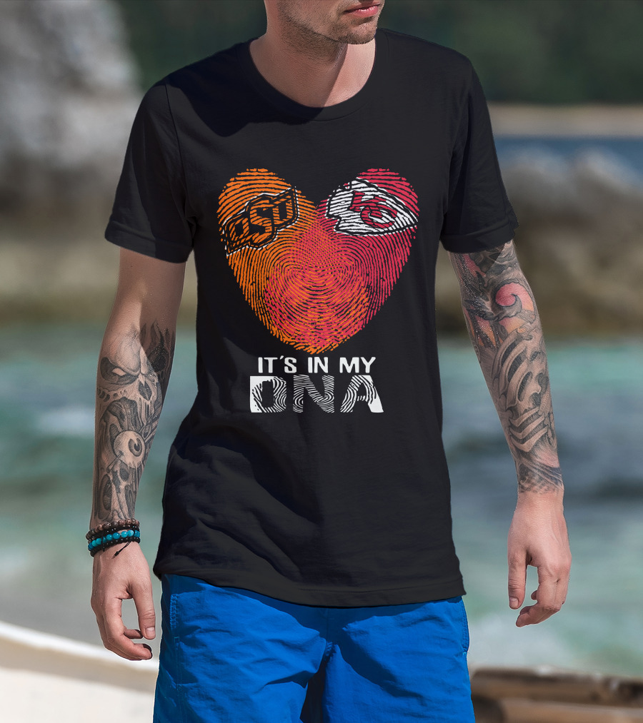 Oklahoma State OSU And Chiefs KC It's In My DNA T-Shirt