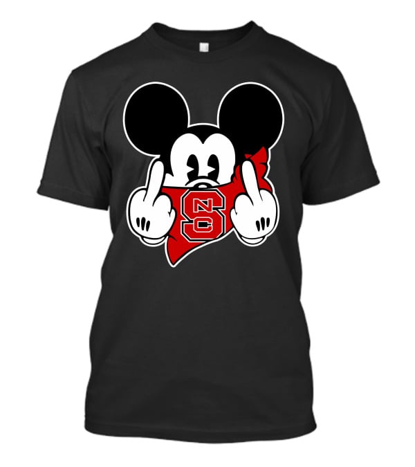 NC State Wolfpack Mickey Mouse Gesture T-Shirt