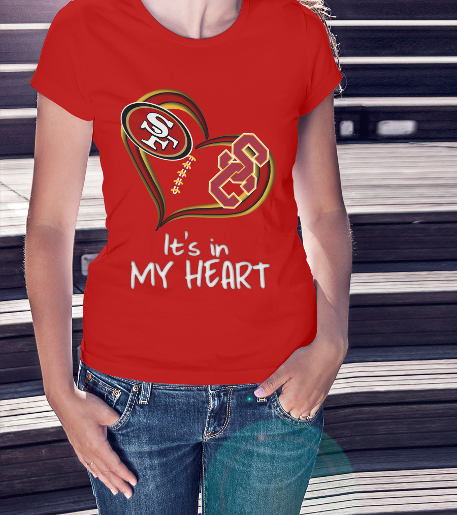49ers Sc It's In My Heart T-Shirt