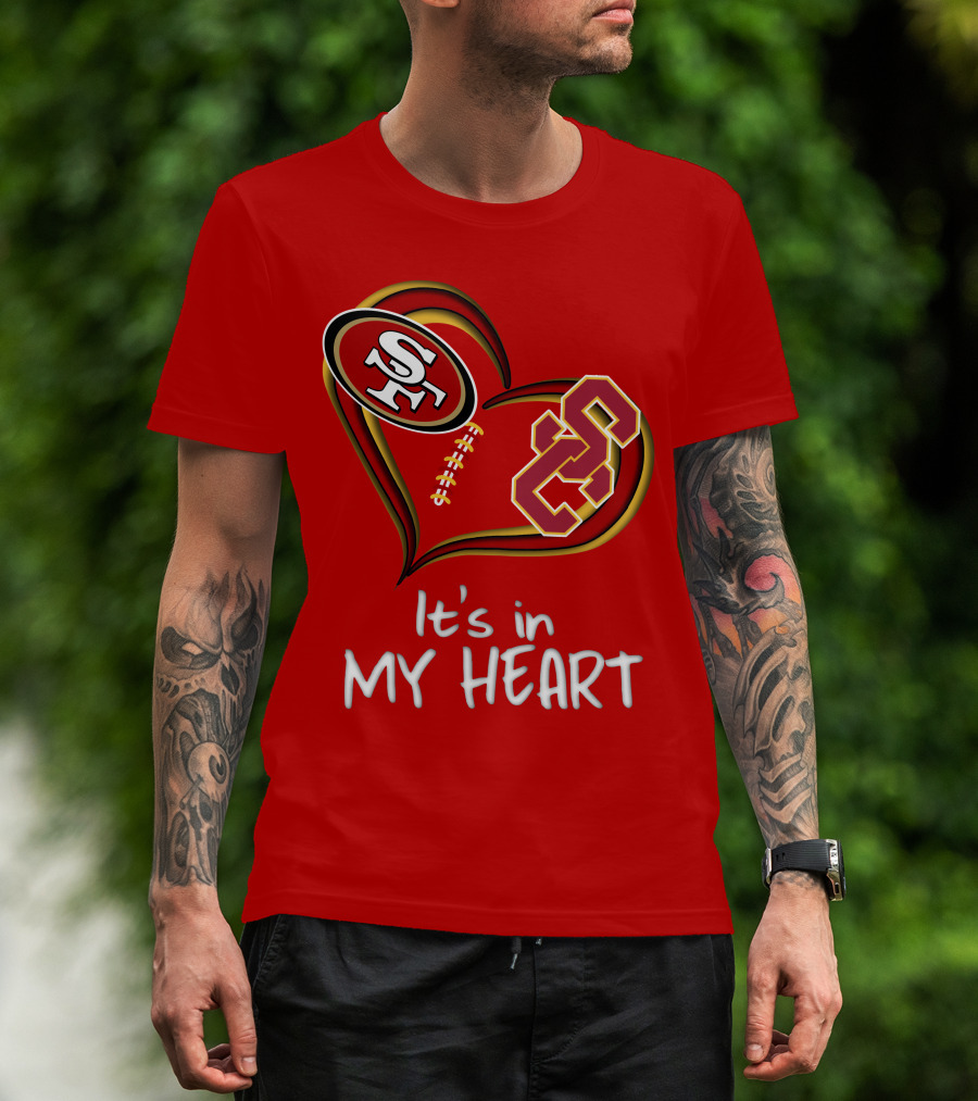 49ers Sc It's In My Heart T-Shirt