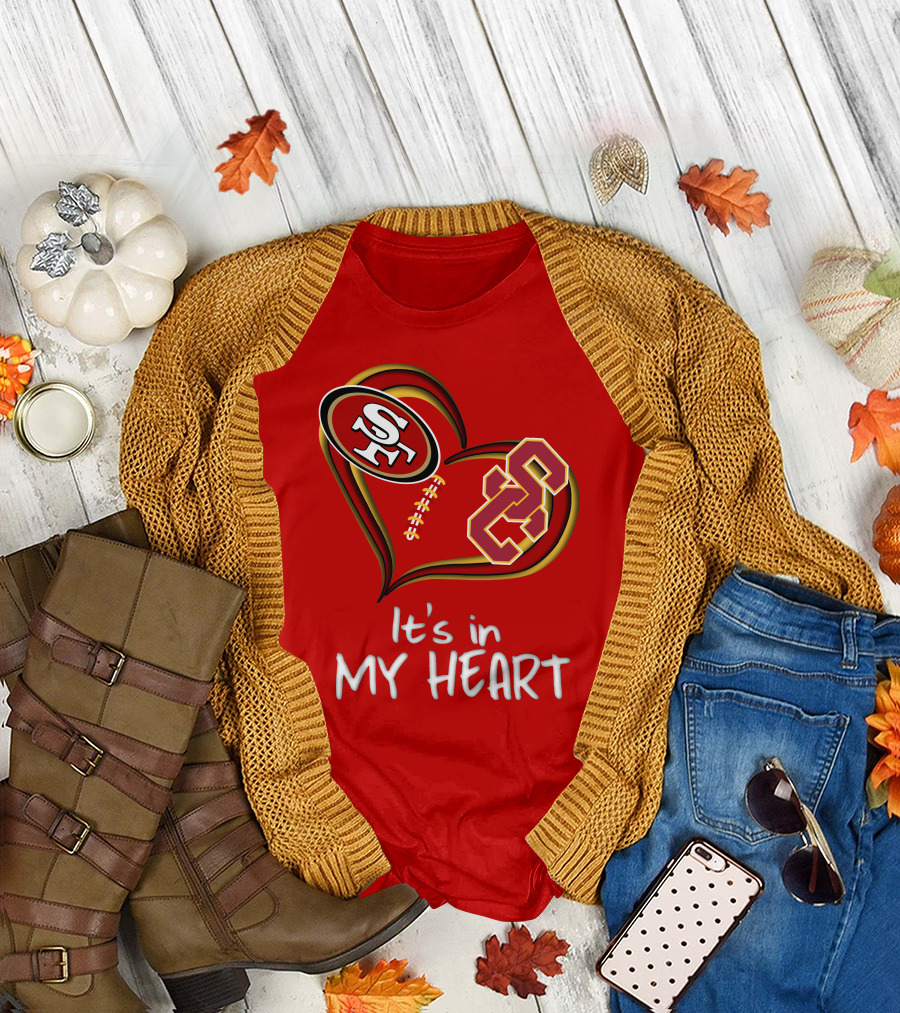 49ers Sc It's In My Heart T-Shirt
