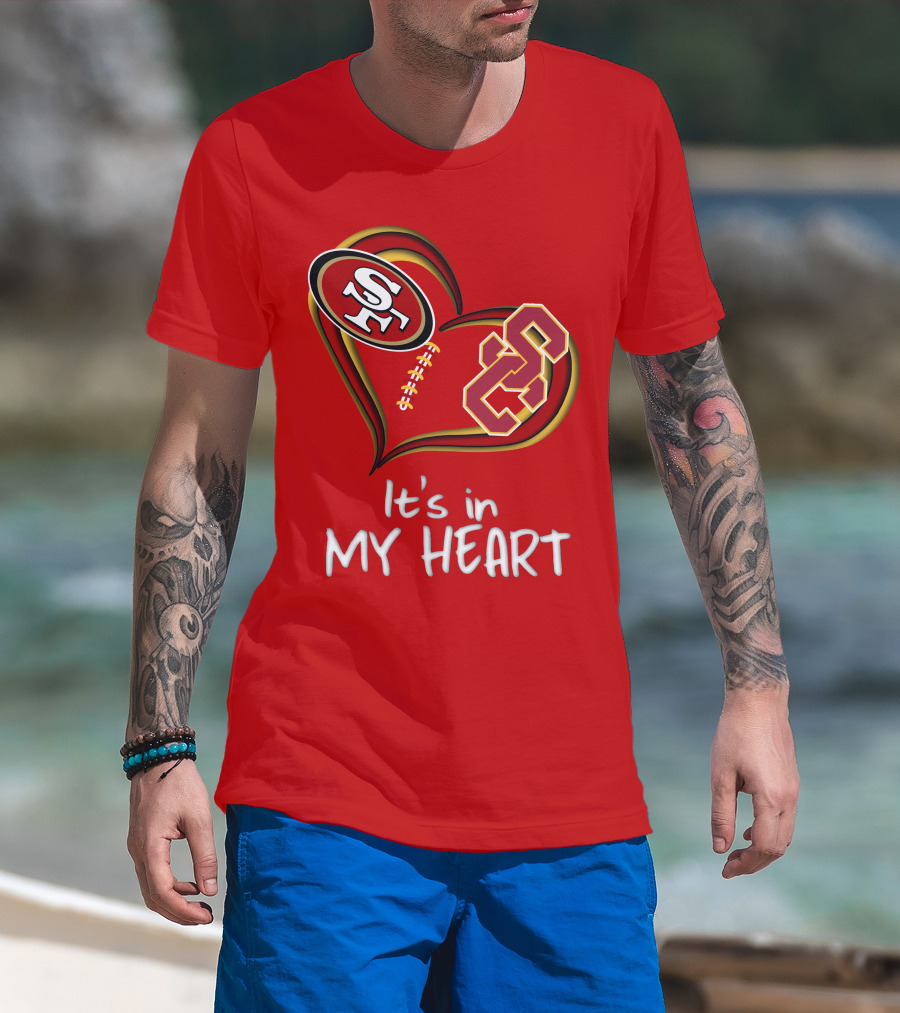 49ers Sc It's In My Heart T-Shirt