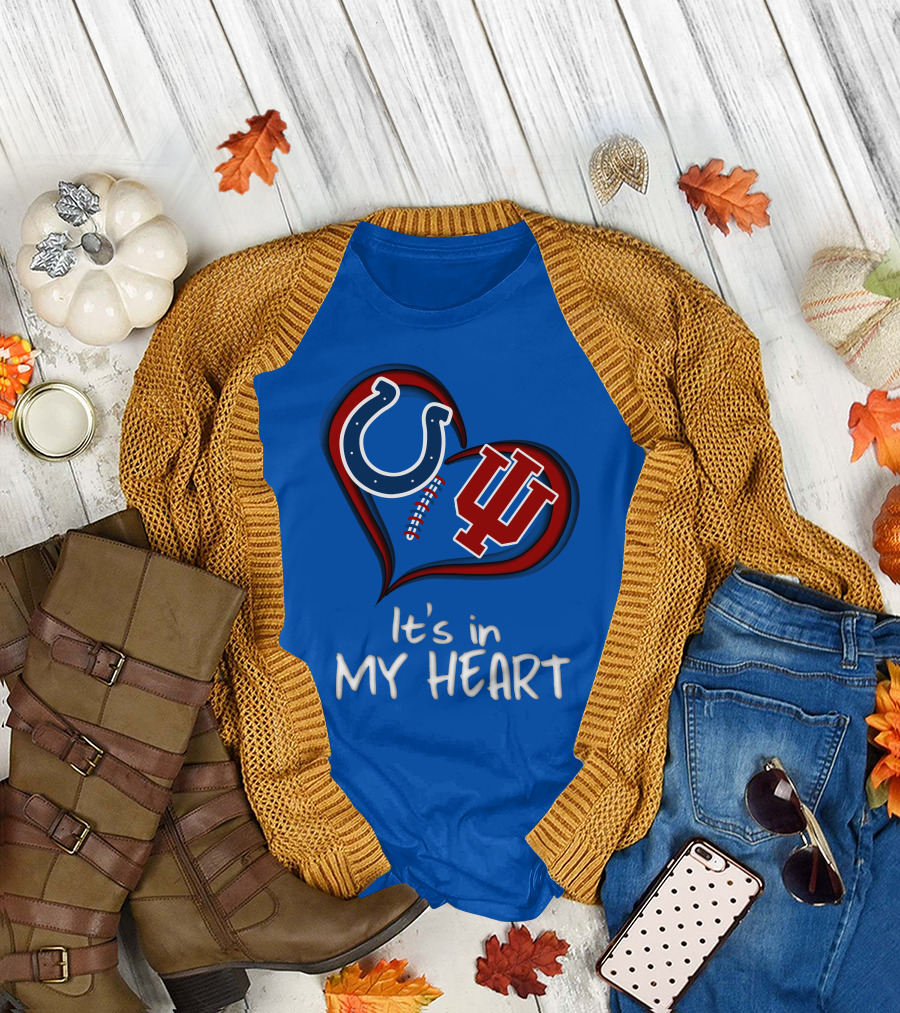 Colts Hoosiers It's In My Heart T-Shirt