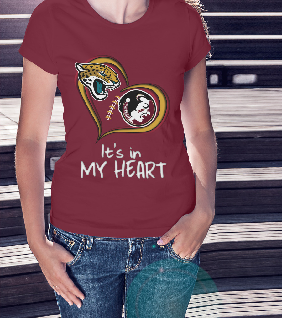 Jaguars Seminoles It's In My Heart T-Shirt