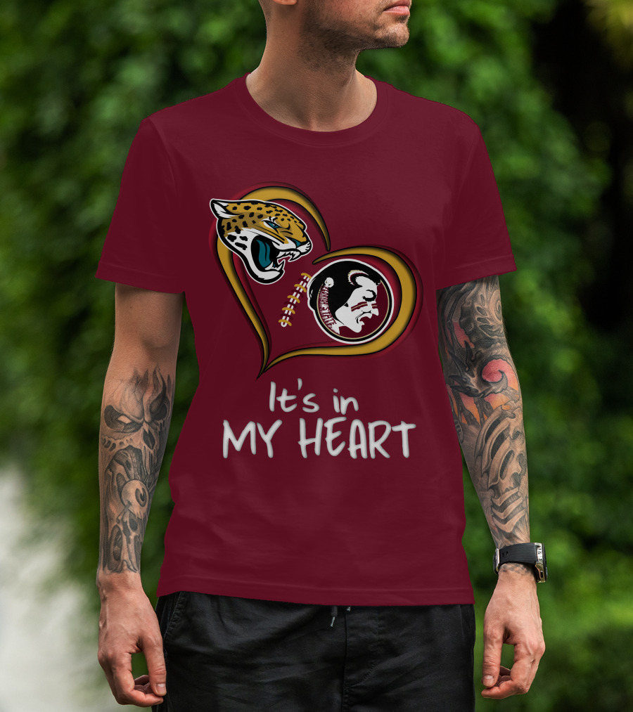 Jaguars Seminoles It's In My Heart T-Shirt