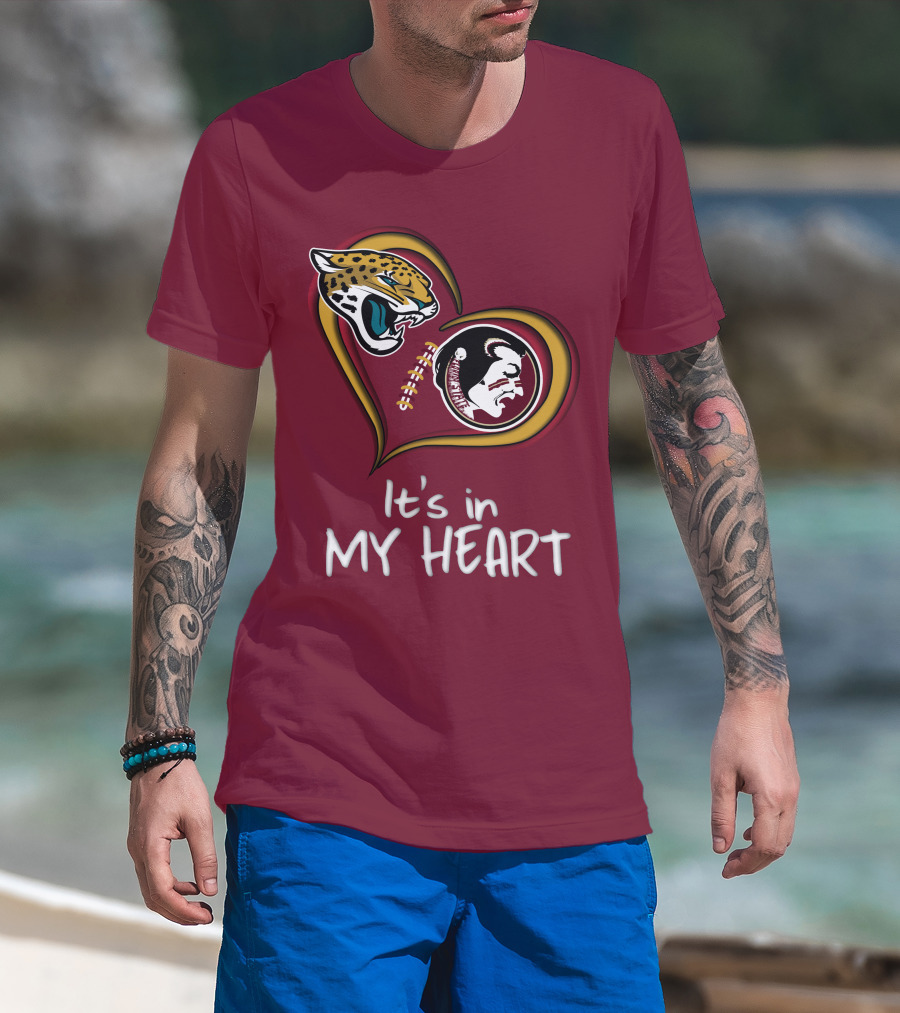 Jaguars Seminoles It's In My Heart T-Shirt