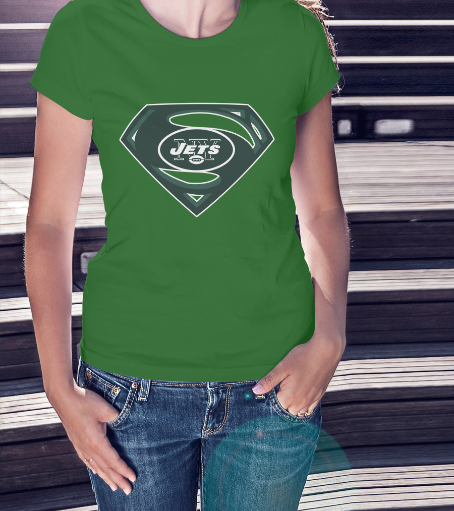 Jets Nfl Super Hero Symbol T-Shirt